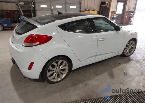 2013 Hyundai Veloster Base W/Gray z USA, uszkodzony, nr VIN KMHTC6AD1DU119582